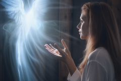a_healer_is_communicating_with_an_angel_with_telepathy